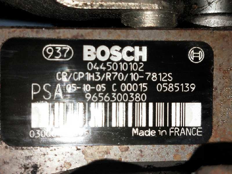 Recambio de bomba inyeccion para mazda 3 berlina (bk) 1.6 crdt active referencia OEM IAM 0445010102 BOSCH 