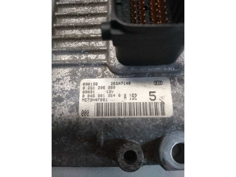 Recambio de centralita motor uce para fiat punto berlina (188) 1.2 16v elx referencia OEM IAM 0261206980 00468019640 