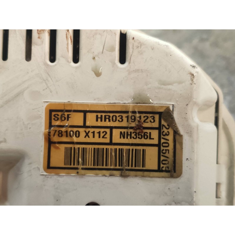 Recambio de cuadro instrumentos para honda civic berlina 5 (eu7/8) 1.7 ctdi es referencia OEM IAM HR0319123 78100X112 NH356L