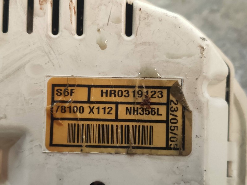 Recambio de cuadro instrumentos para honda civic berlina 5 (eu7/8) 1.7 ctdi es referencia OEM IAM HR0319123 78100X112 NH356L