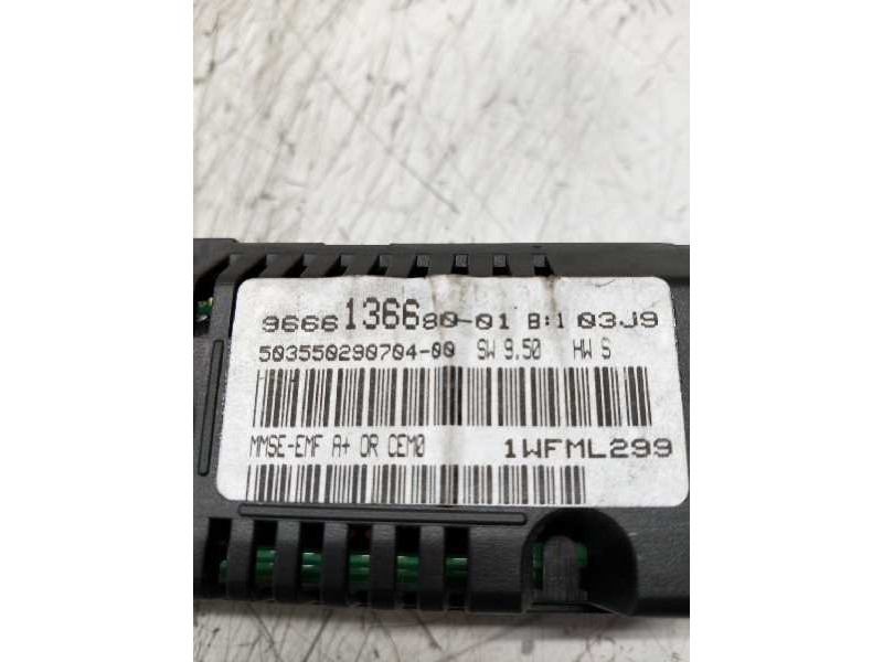 Recambio de pantalla multifuncion para peugeot 207 sw sport referencia OEM IAM 966613668001 50355029070400 