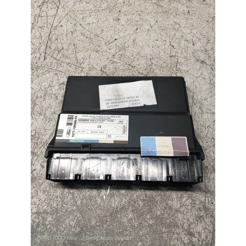 Recambio de modulo confort para peugeot 306 berlina 3/5 puertas (s1) xs dt referencia OEM IAM 5WK48730ABF  