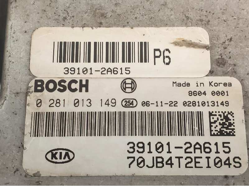 Recambio de centralita motor uce para kia rio 1.5 crdi ex1 referencia OEM IAM 0281013149 391012A615 