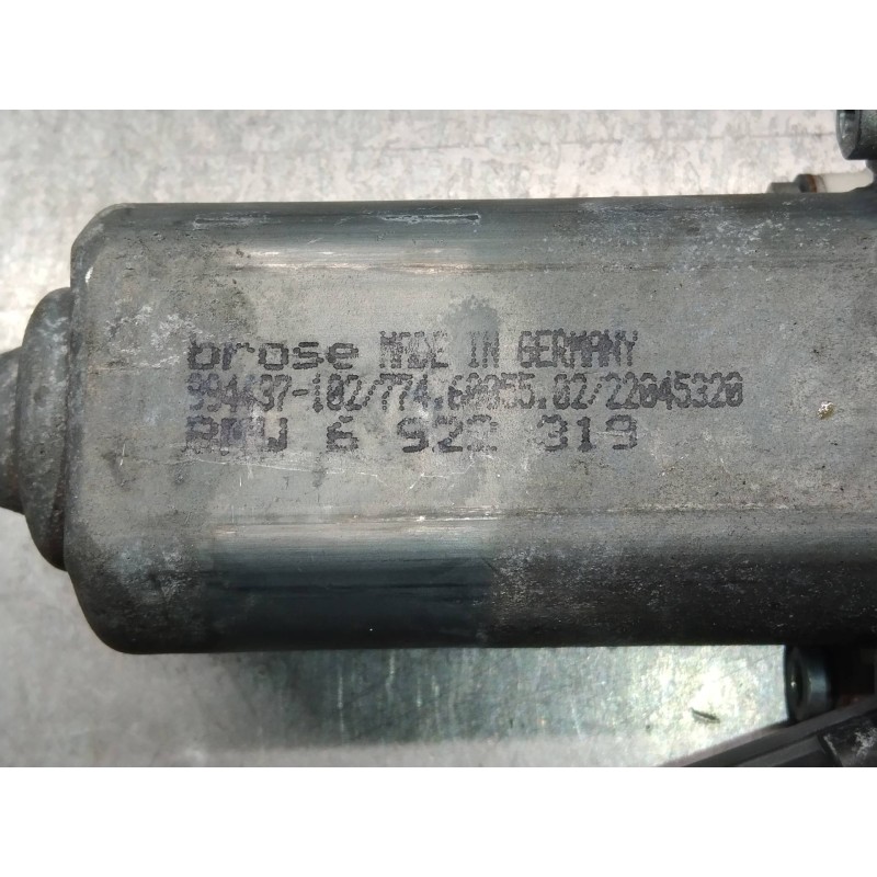 Recambio de elevalunas trasero izquierdo para bmw serie 5 berlina (e60) 530i referencia OEM IAM 6922319 994437102 7746005502 4P