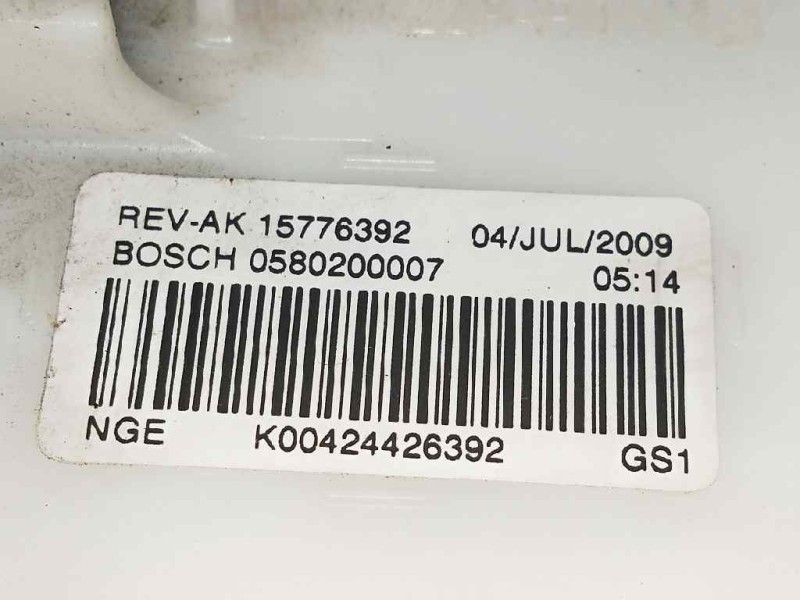 Recambio de bomba combustible para opel insignia berlina 1.8 16v referencia OEM IAM 0580200007 15776392 BOSCH AFORADOR