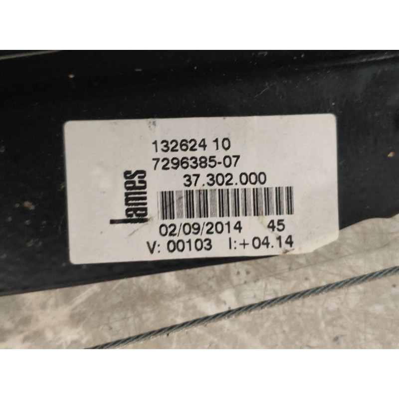 Recambio de elevalunas trasero izquierdo para bmw serie 2 active tourer (f45) 218d referencia OEM IAM 729638507 13262410 3730200