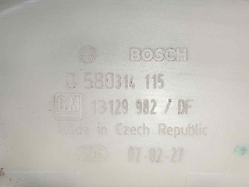 Recambio de bomba combustible para opel zafira b 1.8 16v referencia OEM IAM 0580314115 13129982 BOSCH AFORADOR