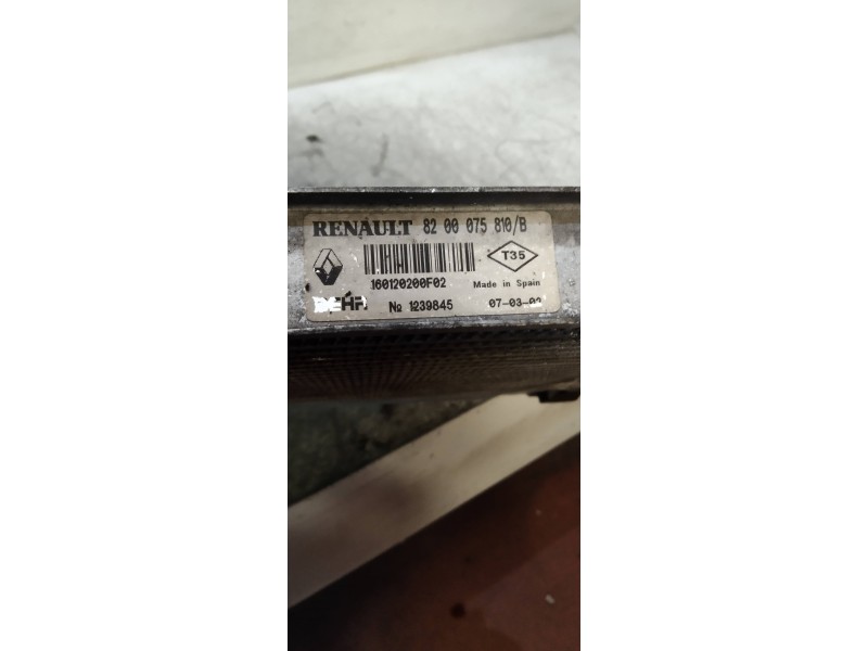 Recambio de intercooler para renault laguna ii (bg0) authentique referencia OEM IAM   