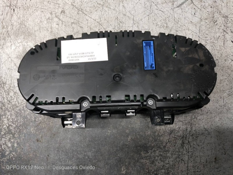 Recambio de cuadro instrumentos para volkswagen golf vi (5k1) advance referencia OEM IAM A2C53371846 5K0920870F 