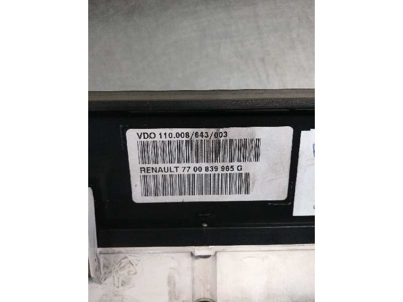 Recambio de cuadro instrumentos para renault safrane (b54) 2.2 dt (b54g) referencia OEM IAM 7700839965G 110008643003 