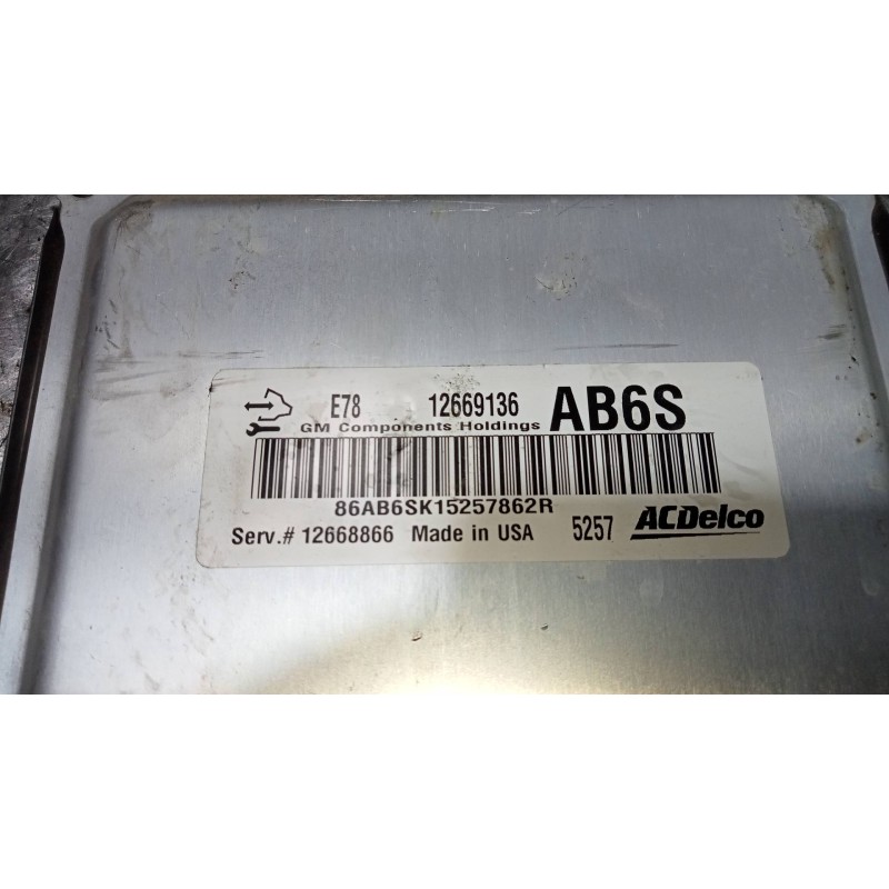 Recambio de centralita motor uce para opel astra j lim. 4türig selection referencia OEM IAM 12669136 12668866 AB6S