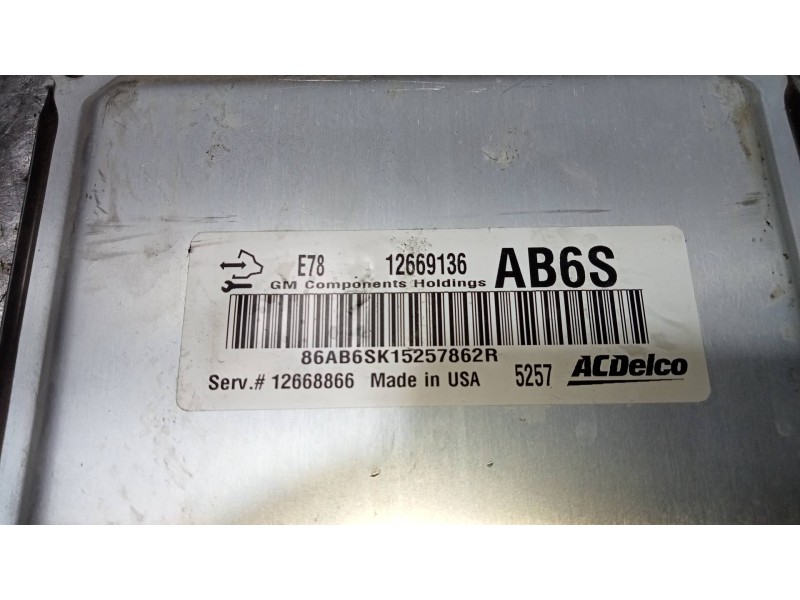 Recambio de centralita motor uce para opel astra j lim. 4türig selection referencia OEM IAM 12669136 12668866 AB6S