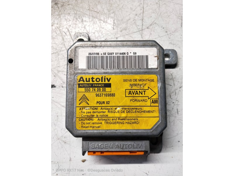 Recambio de kit airbag para citroen xantia berlina 2.0 hdi 90/110 attraction referencia OEM IAM   
