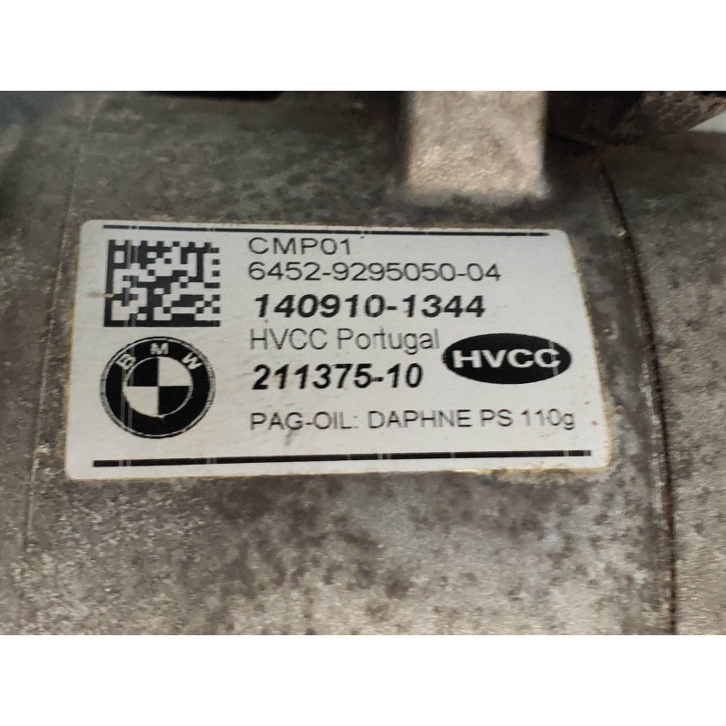 Recambio de compresor aire acondicionado para bmw serie 2 active tourer (f45) 218d referencia OEM IAM 1409101344 6452929505004 2