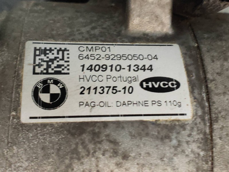 Recambio de compresor aire acondicionado para bmw serie 2 active tourer (f45) 218d referencia OEM IAM 1409101344 6452929505004 2