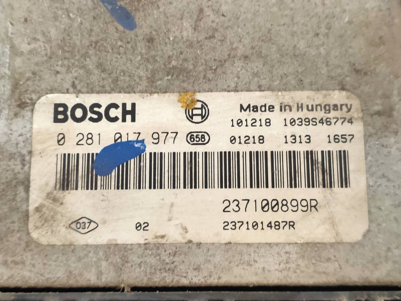 Recambio de centralita motor uce para renault master kombi l1h1 3,0t referencia OEM IAM 0281017977 237100899R 237101487R