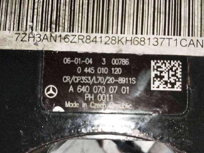 Recambio de bomba inyeccion para mercedes clase a (w169) a 200 cdi (169.008) referencia OEM IAM 0445010120 6400700701 BOSCH Recambio de bomba inyeccion para mercedes clase a (w169) a 200 cdi (169.008) referencia OEM IAM 0445010120 6400700701 BOSCH