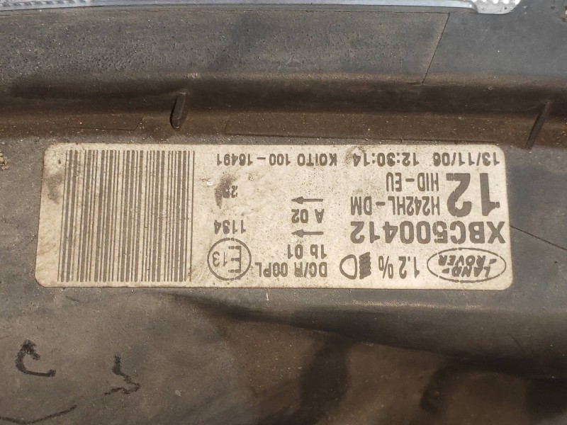 Recambio de faro izquierdo para land rover discovery 2.7 td v6 cat referencia OEM IAM XBC500412  