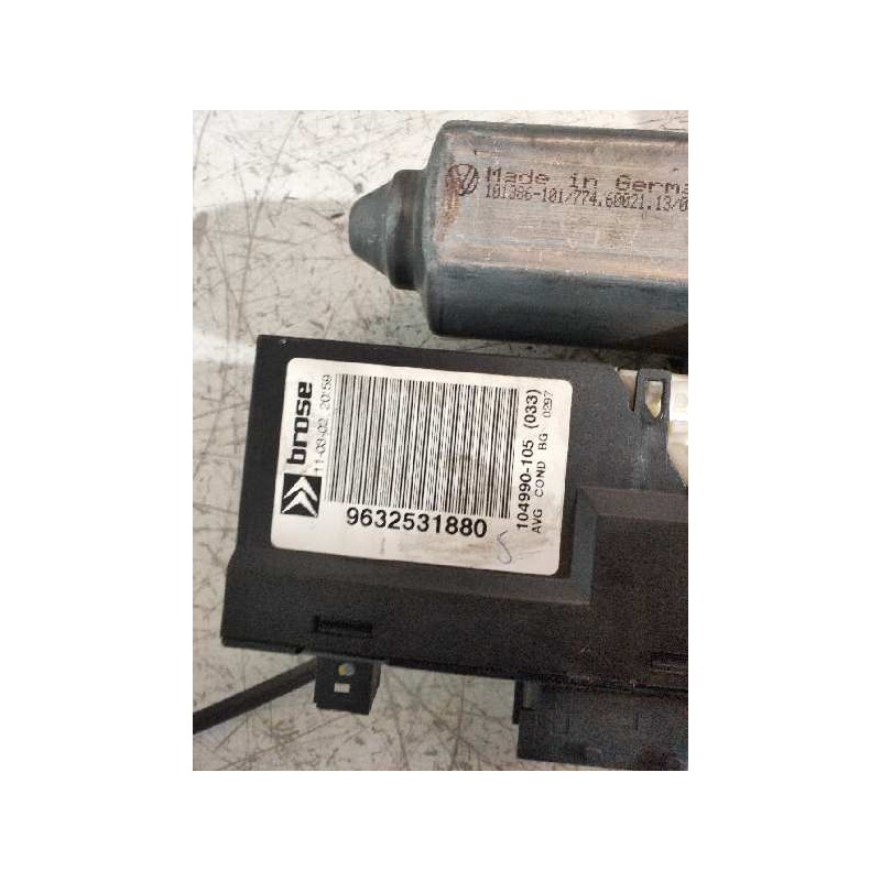 Recambio de elevalunas delantero derecho para citroen c5 berlina 2.0 hdi sx referencia OEM IAM 9632531980 104993105 