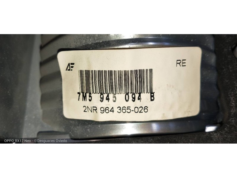 Recambio de piloto trasero derecho interior para ford galaxy (vy) ambiente referencia OEM IAM 7M5945094B  