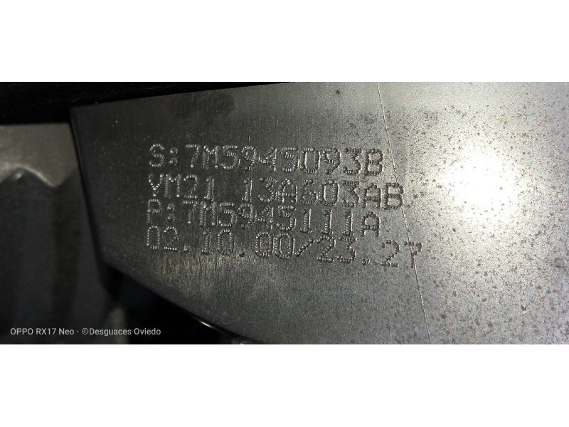 Recambio de piloto trasero derecho para peugeot 206+ básico referencia OEM IAM 7M5945093B  