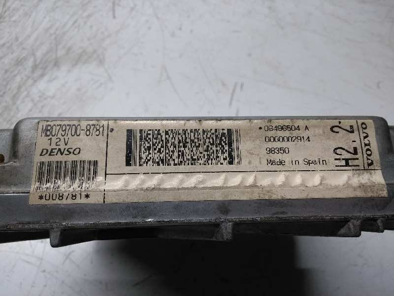 Recambio de centralita motor uce para volvo s80 berlina 2.4 (125kw) referencia OEM IAM MB0797008781 09496504A H22
