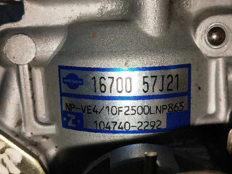 Recambio de bomba inyeccion para nissan primera berl./familiar (p10/w10) 2.0 diesel referencia OEM IAM 1046402185 1670057J21 ZEX