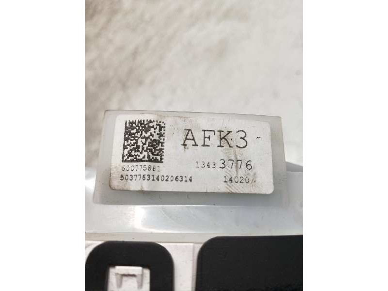 Recambio de cuadro instrumentos para opel astra j lim. excellence referencia OEM IAM 13433776 5037763140206314 13433775