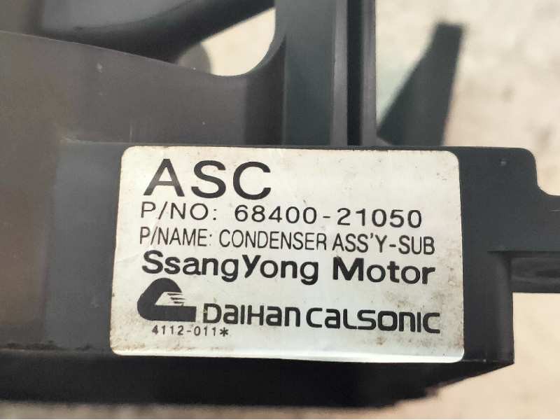 Recambio de electroventilador radiador aire acondicionado para ssangyong rodius xdi referencia OEM IAM 6840021050  