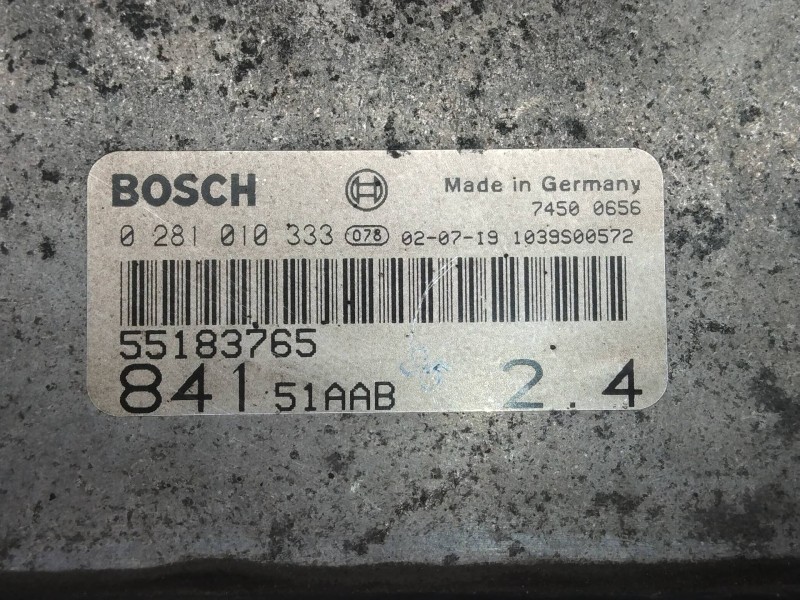 Recambio de centralita motor uce para lancia thesis (115) 2.4 jtd executive referencia OEM IAM 0281010333 55183765 84151AAB