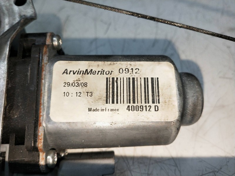 Recambio de elevalunas delantero derecho para peugeot 207 urban referencia OEM IAM 400912D  3P