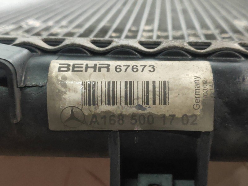 Recambio de radiador agua para mercedes vaneo (w414) furgoneta compacta cdi (414.700) referencia OEM IAM A1685001702  