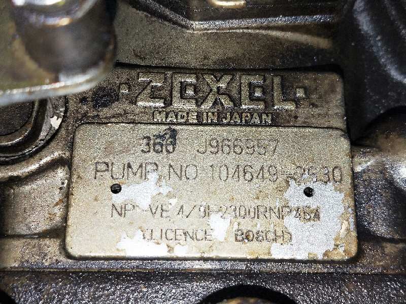 Recambio de bomba inyeccion para nissan vanette (c 220) 2.0 diesel referencia OEM IAM 1046492630 0670014C02 ZEXEL