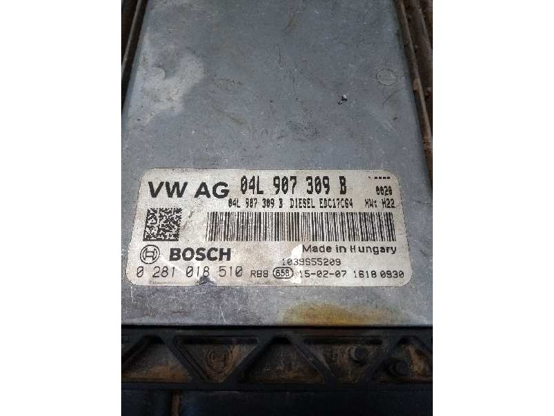 Recambio de centralita motor uce para seat leon (5f1) style referencia OEM IAM 0281018510 04L907309B EDC17C64