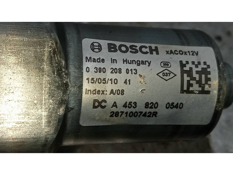 Recambio de motor limpia trasero para renault kadjar business referencia OEM IAM A4538200540 0390208013 