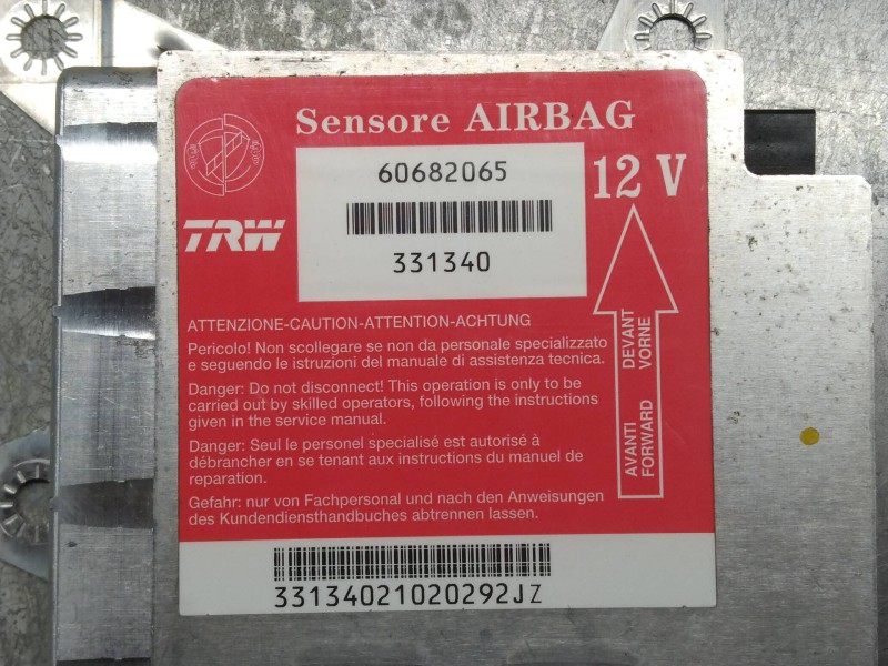Recambio de centralita airbag para lancia thesis (115) 2.4 jtd executive referencia OEM IAM 60682065 331340 