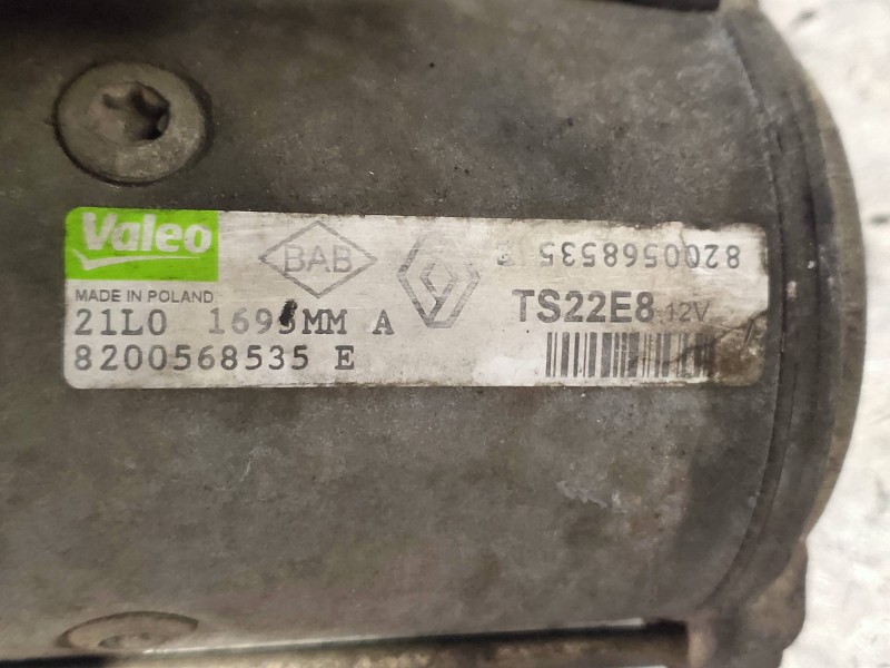 Recambio de motor arranque para renault master kombi l1h1 3,0t referencia OEM IAM 8200568535E TS22E8 