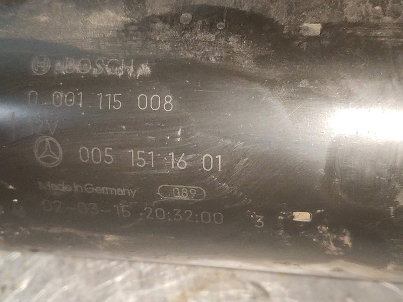 Recambio de motor arranque para mercedes vaneo (w414) furgoneta compacta cdi (414.700) referencia OEM IAM 0001115008 0051511601 