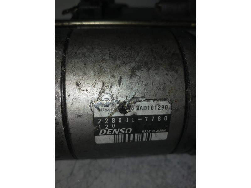 Recambio de motor arranque para mg rover serie 75 (rj) 2.5 kv6 club referencia OEM IAM 228007780 DENSO 