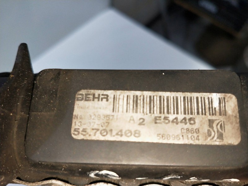 Recambio de radiador agua para opel corsa d catch me referencia OEM IAM 55701408  