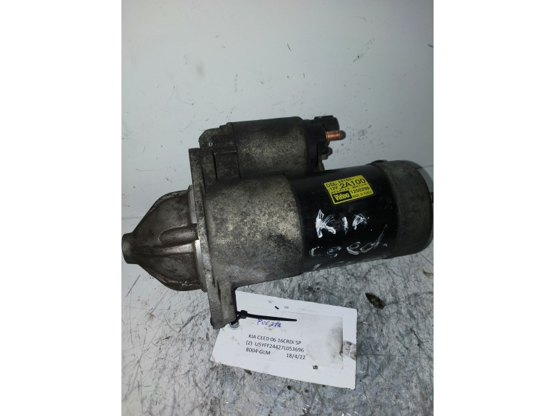 Recambio de motor arranque para kia cee´d emotion referencia OEM IAM 361002A100  