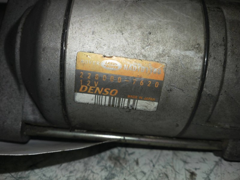 Recambio de motor arranque para mg rover serie 75 (rj) 2.0 cdt classic referencia OEM IAM 2280007620 DENSO  Recambio de motor arranque para mg rover serie 75 (rj) 2.0 cdt classic referencia OEM IAM 2280007620 DENSO