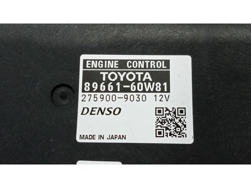 Recambio de centralita motor uce para toyota land cruiser (j15) basis referencia OEM IAM 2759009030 8966160W81 