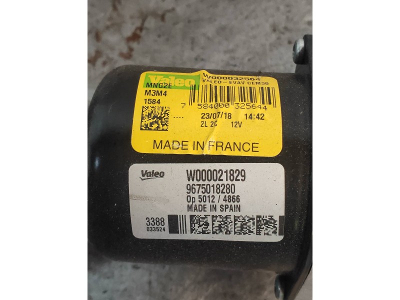 Recambio de motor limpia delantero para citroen c-elysée shine referencia OEM IAM 9675018280 W000021829 
