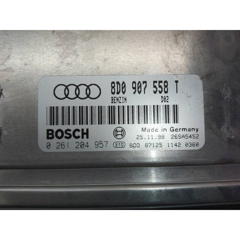 Recambio de centralita motor uce para audi a4 berlina (b5) 1.8 referencia OEM IAM 0261204957 8D0907558T D02