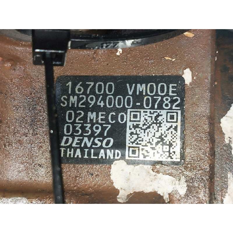 Recambio de bomba inyeccion para nissan pick-up (d22) 2.5 16v turbodiesel cat referencia OEM IAM 16700VM00E 2940000782 DENSO