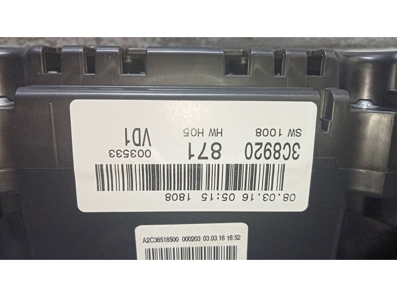 Recambio de cuadro instrumentos para volkswagen cc (358) advance bluemotiontech referencia OEM IAM 3C8920871 A2C38518500 