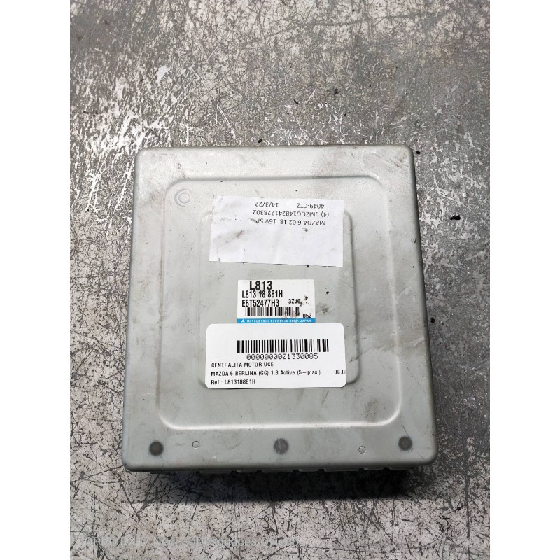 Recambio de centralita motor uce para mazda 6 berlina (gg) 1.8 active (5-ptas.) referencia OEM IAM L81318881H E6T52477H3 L813