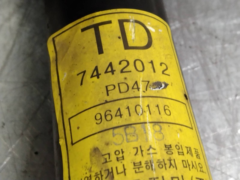 Recambio de amortiguador trasero para chevrolet kalos 1.2 s (d/a) referencia OEM IAM 96410116  