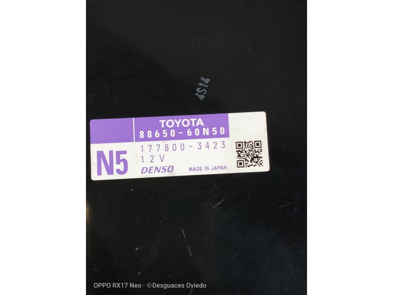 Recambio de modulo electronico para toyota land cruiser (j15) basis referencia OEM IAM 8865060N50 1778003423 